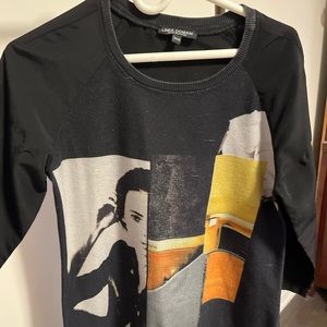 Loose fitting la femme top